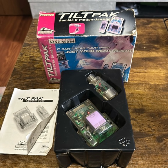 TILT Other - N64 TILTPAK Official Nintendo 64 Rumble Pak with original packaging
